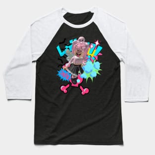 Aesthetic roblox girl sweet gothic essentia Baseball T-Shirt